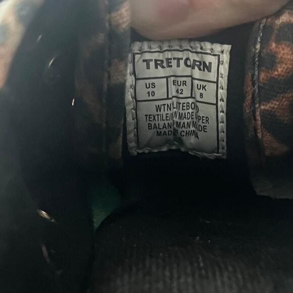 Tretorn Nylite Women's 10 Canvas Leopard Print Lace Up Sneaker - Picture 8 of 9